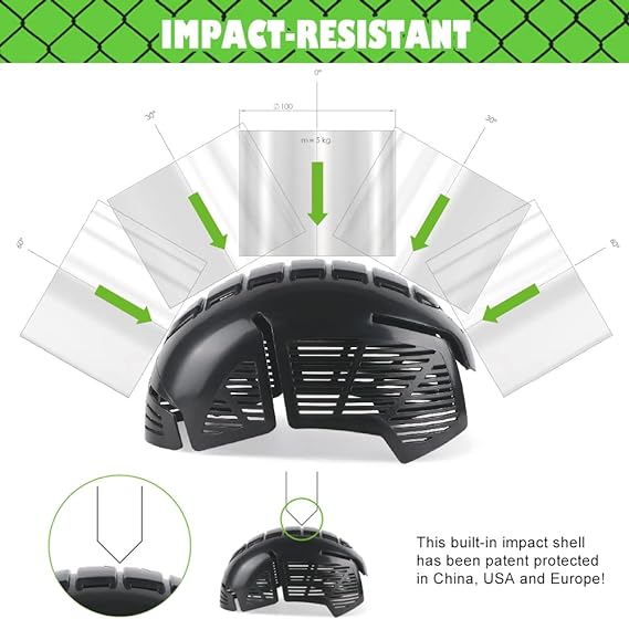 GREEN DEVIL Maverick-Air Safety Bump Cap Baseball Cap Style Head Protection Hard Hat for Men Women Lightweight Breathable