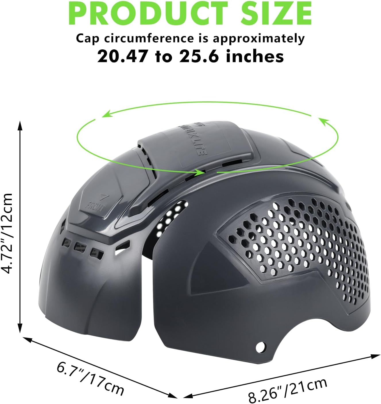 GREEN DEVIL Matrix Lite Series Bump Cap Insert for Baseball Caps EN 812 Universal Safety Bump Hat Insert for Men Women Vented Lightweight