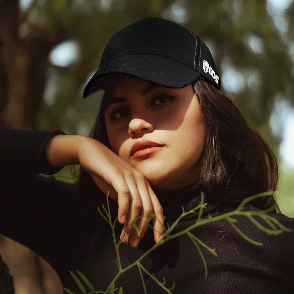 GREEN DEVIL Maverick 7 Skull Sport Series Safety Bump Cap Long Brim Baseball Cap Style Black