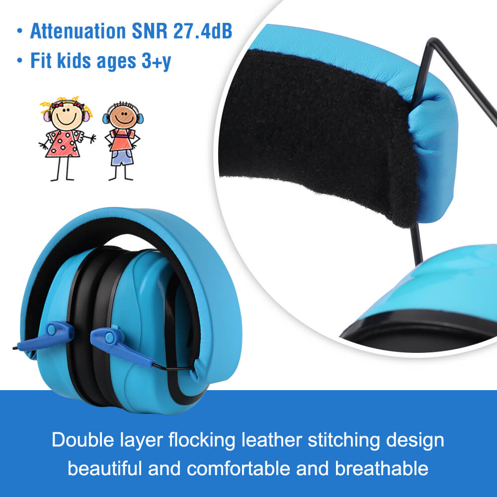 GreenDevil Kids Earmuffs fit 3+y ages SNR 27.4dB