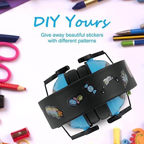 DIY the headband of kids earmuff.