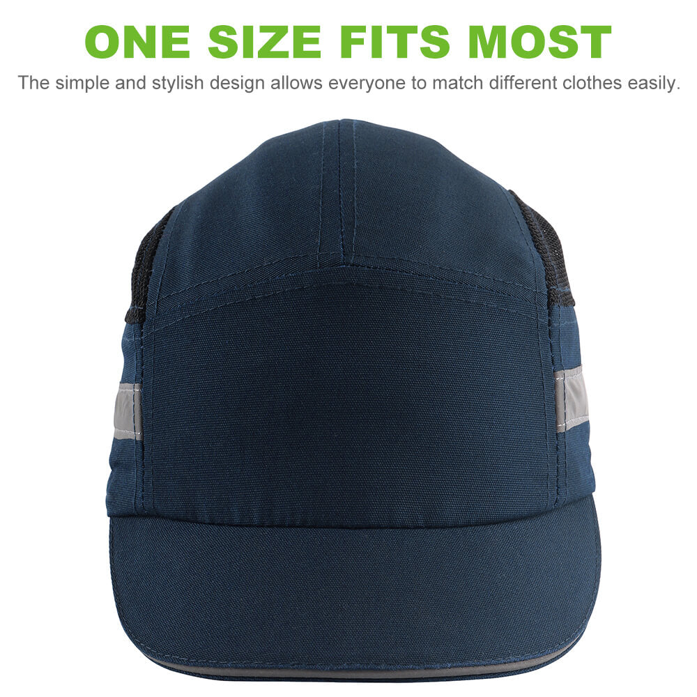 GREEN DEVIL Maverick 5 Series Bump Cap for Safety Short Brim Baseball Cap Style Navy Blue