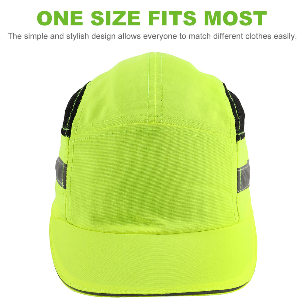 GREEN DEVIL Maverick 5 Series Bump Cap for Safety Short Brim Baseball Cap Style Lime