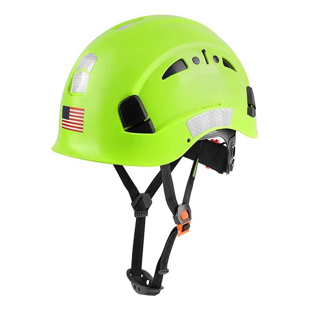 GREEN DEVIL Black Color Safety Helmet Hard Hat ANSI Z89.1 Approved