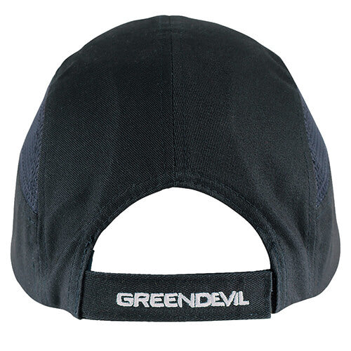 GREEN DEVIL 9292 Series Safety Navy Blue Bump Cap Baseball Hat Style
