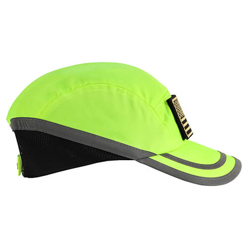 GREEN DEVIL 9292 Series Classic Safety Lime Bump Cap Baseball Hat Style