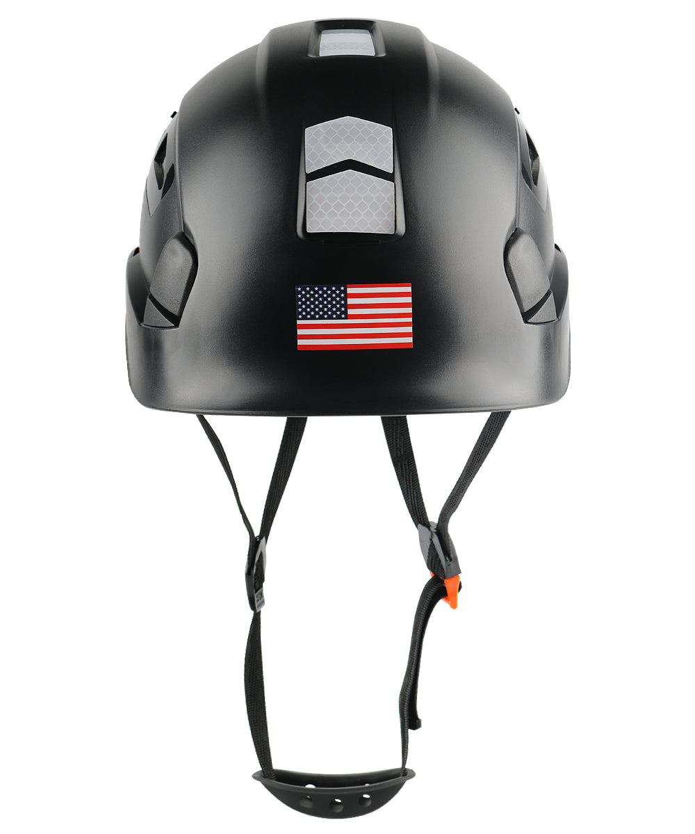 GREEN DEVIL Black Color Safety Helmet Hard Hat ANSI Z89.1 Approved