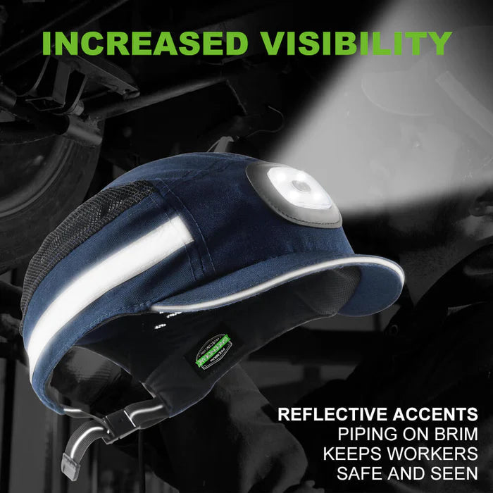 GreenDevil Safety LED Bump Cap-Free Up Your Hands In Work!