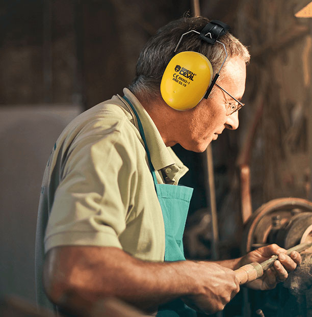 The earmuffs can protect your hearing against the damage of long time noise.