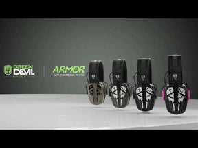 GREEN DEVIL Shooting Ear Protection Electronic Noise Reduction Hearing Protection Earmuffs Headphones For Gun Range Hunting Pink and Black