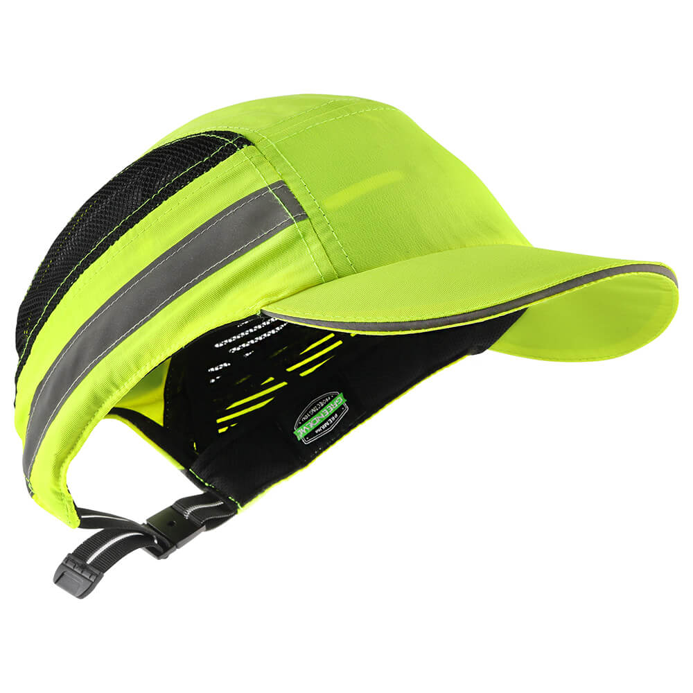 GREEN DEVIL Maverick 5 Series Bump Cap for Safety Short Brim Baseball Cap Style  Lime