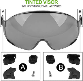 GREEN DEVIL High Quality Hard Hat Tinted Visor Replacement