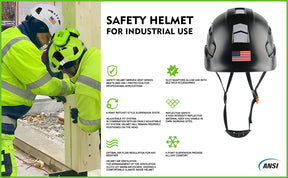 Satety helmet for industrial use