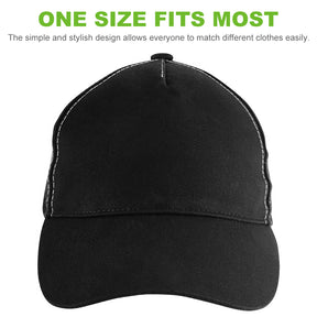 GREEN DEVIL Maverick 7 Skull Sport Series Safety Bump Cap Long Brim Baseball Cap Style Black