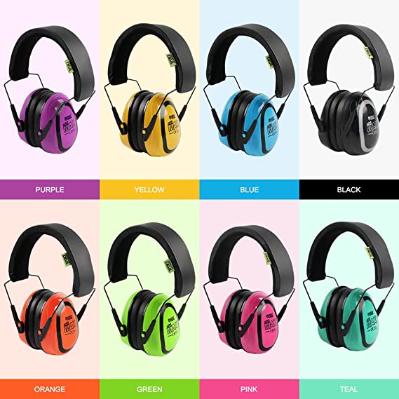 GREEN DEVIL MiniMax Yellow Kids Hearing Protection Ear muffs Noise Cancelling For Age 1-16 Headphones
