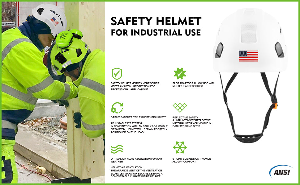 GreenDevil Safety helmet for industrial use