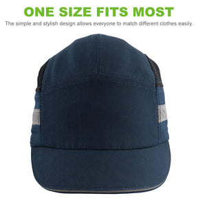 GREEN DEVIL Maverick 5 Series Bump Cap for Safety Short Brim Baseball Cap Style  Navy Blue