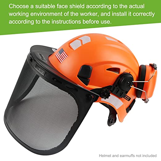 GREEN DEVIL Replacement Metal Mesh Visor Protective Face Shield