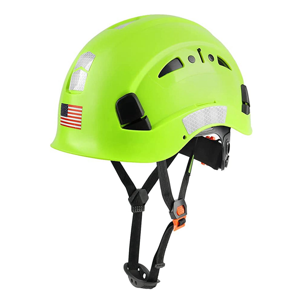 GREEN DEVIL Green Color Safety Helmet Hard Hat ANSI Z89.1 Approved