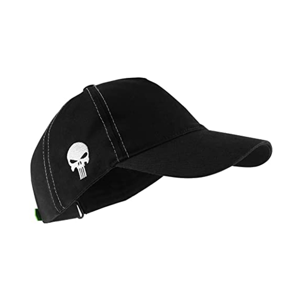 GREEN DEVIL Maverick 7 Skull Sport Series Safety Bump Cap Long Brim Baseball Cap Style Black