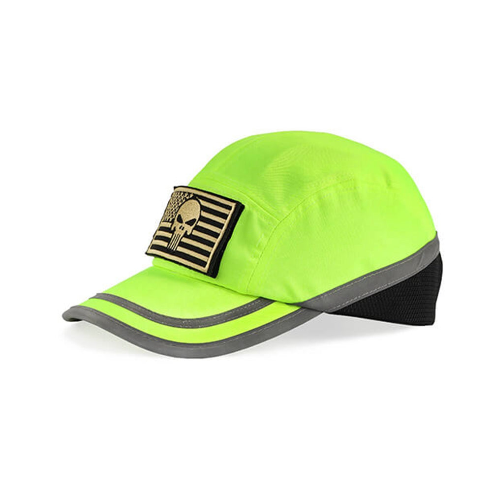 GREEN DEVIL 9292 Series Classic Safety Lime Bump Cap Baseball Hat Style
